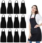 NOBONDO 12 Pack Bib Apron - Unisex 