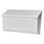 Architectural Mailboxes Woodlands Medium Capacity, Galvanized Steel Wall Mount Mailbox, White