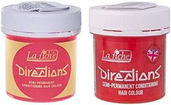La Riche Directions Semi-Permanent Hair Colour Dye x2 Pack-Peach & Pastel Pink
