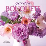 Graphique 2024 Garden Bouquets Mini Wall Calendar | 7” x 7” | Thick Paper | Home & Office Organizer | Large Monthly Grid | 3 Languages & Marked Holidays | 4 Month Preview Page for 2025