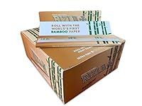 Rizla Bamboo King Size Rolling Paper, The World's First Bamboo Paper (10 Packs)