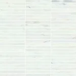 Bedrosians Monet Honed Marble Mosaic Tile 11.75" x 12", Oriental White (5-Pack, 4.9 SF)