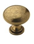 Amerock BP53005BB Cabinet Knob, Burnished Brass, Pack of 1