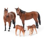 Terra by Battat – Horse Toy – Horse Figurine – Horse Family – Quarter Horse – Barn Animals – Quarter Horse Family