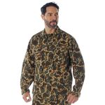 Rothco X Bear Archery Fred Bear Camo BDU Shirt – Long Sleeve Hunting Shirt – Utility Pockets for Bowhunting Gear, Fred Bear Camo, XXL