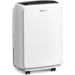 Yaufey 2500 Sq. Ft. Home Dehumidifier for Medium to Large Rooms and Basements with Auto or Manual Drainage, 0.48 Gallon Water Tank Capacity - Low Noise and 24 Hr Timer