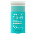 Aveeno Protect + Soothe Mineral Sunscreen Stick for Sensitive Skin SPF50, 1.5oz/42g
