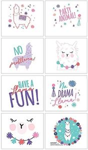 Amscan Llama Fun Tattoo Favors 8 Pieces