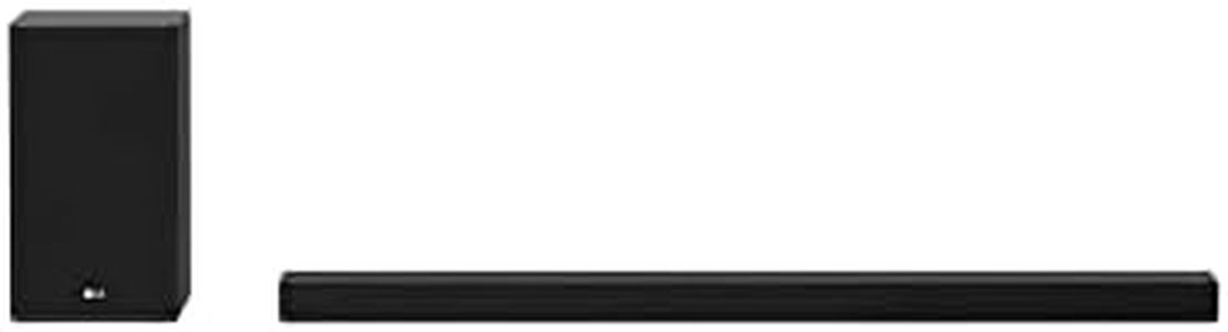 LG SP9YA Soundbar TV 520W 5.1.2 Canali Meridian con Subwoofer Wireless, Bluetooth, Tecnologia DTS:X, Dolby Atmos, Dolby Digital, Audio Alta Risoluzione, AI Sound Pro, Ingresso Ottico, USB, HDMI in/out