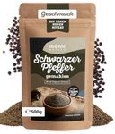 Black Pepper ground Monte Nativo (500g) - Ground Pepper - Finely ground Peppercorns - Black Pepper powder - Perfect for Cooking - Dried Spices by Monte Nativo