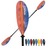 Best Marine Kayak Paddle | Carbon Fiber Shaft & Fiberglass Reinforced Polypropylene Blades | 220cm, 234cm, 250cm | Lightweight Kayak Paddles for Adults | Kayak Oars & Accessories