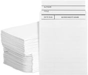 Best Paper Greetings 100 Pack Library Card Pockets Self Adhesive for Book Checkouts, CDs, DVDs, Classroom Supplies (3.5 x 4.5")