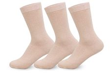 Supersox Regular Formal/Office Wear Socks for Women, Made With Breathable, Anti Odour & Moisture Absorbent Combed Cotton, Ideal Socks For Summer (Pack Of 3)