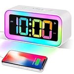 RGB Alarm Clock for Kids,Adjustable
