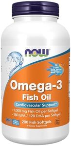 Now Supplements, Omega-3, Molecularly Distilled, 200-Fish Gelatin Softgels