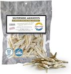 Fresh Is Best Freeze Dried Dog Treats – Raw Freeze Dried Cat Treats in Resealable Zipper Bag – High-Protein Minnows for Cats and Dogs – Silverside Minnows – Made in The USA