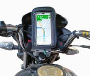 JETLIFE Premium Mobile Holder for Bikes/Motorcycles with RAIN Cover | Fits All Smartphones | Mobile Pouch Cover for Bikes Splendor/Passion/Shine/Platina/Pulsar