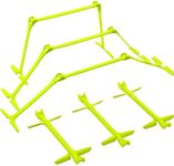 QUICKPLAY PRO Adjustable Height: 6", 9" + 12" The Original All-in-One Speed Hurdles (Set of 6) Speed Training Hurdles, Agility Hurdles and Plyometric Hurdles Patented