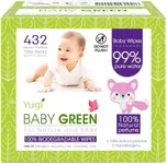 Biodegradable Baby Wipes Natural Perfume – Pack (6 Packs of 72) 432 – 99% Pure Water Plastic Free Moist Newborn Diaper Wipes, Wet Wipe for Babies & Adults Sensitive Skin