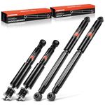 A-Premium Set (4) Front and Rear Shock Absorber Compatible with Chevrolet Silverado 3500/Silverado 1500 HD & GMC Sierra 3500/Sierra 2500/Sierra 3500 HD/Sierra 1500 HD, Driver and Passenger Side