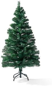 THE TWIDDLERS 120cm Premium Albero di Natale Artificiale Verde Compatto - con 260 Punte/Rami in Metallo Include Supporto