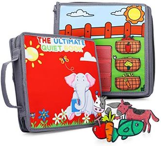 Quiet Book for Toddlers Busy Book for Toddlers Montessori Toddler Book Airplane Activity for Toddlers Toddler Travel Toy for Car Preschool Travel Activities