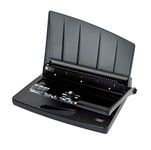 GBC WireBind W15 Binding Machine, 15 Sheet Punch Capacity, 125 Sheet Binding Capacity, A4, Black, 4400402