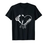 Cutting blow drying combing hairdresser hairdressing master T-Shirt