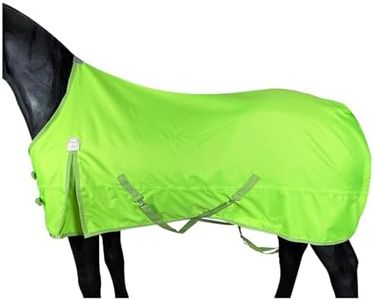 BARN & STABLE 600D Breathable&Waterproof Horse Sheet Summer Sheet for Horse with Removable Web Leg Straps