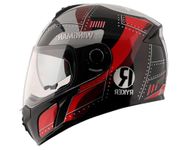 Vega Ryker Wingman Full Face Helmet Black Red, Size: L(59-60 cm)