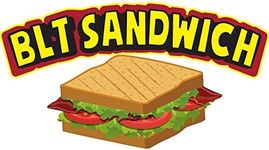 BLT Sandwich 36" Concession Decal Sign cart Trailer Stand Sticker Equipment