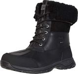 UGG Men's Butte Snow Boot, Black, 10.5 M US