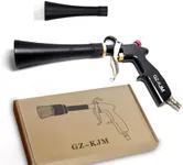 GZ-KJM Air Blow Gun Car Interior Cleaning Gun High Pressure Car Detailing Cleaning Tool with Nozzle and Auto Detailing Dusting Brush for Quickly Blasts Dirt and Dust from Surface
