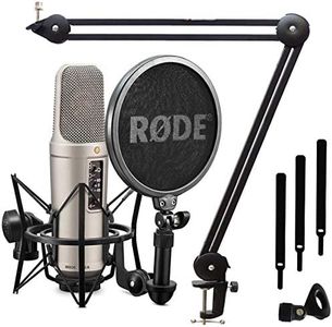 Rode NT2-A Kit microphone à condensateur + trépied de table Keepdrum MS138 et bras de microphone