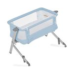 Dream On Me Skylar Bassinet & Bedside Sleeper, Blue