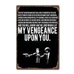 BDTS Pulp Fiction Quote American Film Movie Vintage Retro Metal Tin Sign 8X12 inches