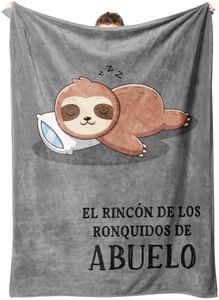 Niyewsor Regalo Abuelo, Regalos para Abuelo Manta, Regalo Abuelo Cumpleaños, Regali Abuelo Originales, Regalos Dia del Padre Navidad para Abuelo, Manta para Abuelo 130 x 150cm