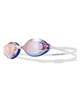 TYR Blackops 140 EV Racing Mirrored Swim Goggles Women's Fit, Pink/White