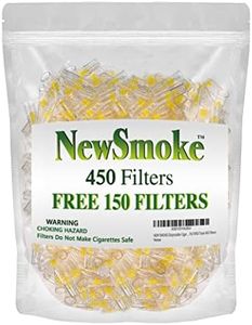 New Smoke 450 Filters - Wholesale Reusable Cigarette Filter Tips - Easy Draw Cigarette Pressure Filters - Lose The Tar Not The Taste - Independent Lab Tested & ISO Certified