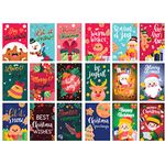 Anbhudan -DELIVER THE SMILE | PACK OF 18| 6 * 4 INCHES| Mini Christmas greeting card | Thanks giving Card | Friends & family Card | Room decor | New year greeting card | gift