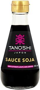 TANOSHI - Sauce Soja Japonaise - Sans Glutamate Ajouté - Flacon Pratique - 1 Flacons De 200 Ml