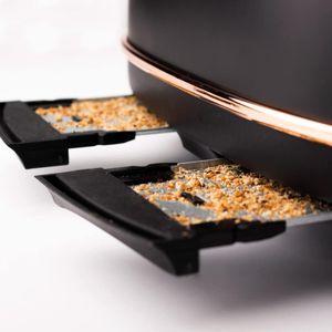 Haden Heritage 4-Slice Toaster – Black Retro Design