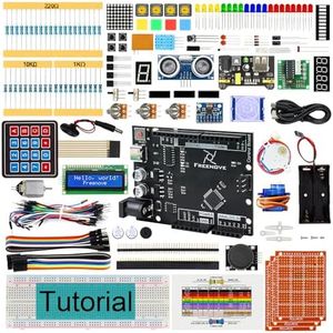 Freenove Ultimate Starter Kit with Board V4 (Compatible with Arduino IDE), 274-Page Detailed Tutorial, 217 Items, 51 Projects