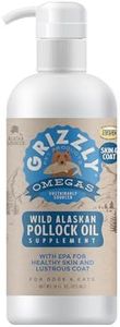 Grizzly Pollock Oil Supplement for Dogs, 16-Ounce