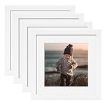 KINLINK 7x7 Picture Frames White, S