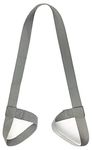 Riarbronee Yoga Mat Carrying Strap Sling，Adjustable Loops for all Mat Sizes（Mat not included） (Grey)