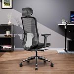 Green Soul® Cosmos Pro Premium Office Chair | High Back | Mesh Ergonomic Home Office Desk Chair (Black) | Installation Provided