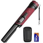 DR.ÖTEK Metal Detector Pinpointer, IP68 Fully Waterproof Handheld Pin Pointer with LCD Screen, Innovative Interference Cancellation Function, Higher Sensitivity, 3 Modes, Great for Gold, Relics, Coins