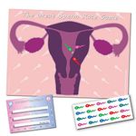 Baby Shower Game - The Great Sperm Race Game, Winner Prize - 20 Player Baby Shower Games - XL Poster for Prime Baby Shower Boy, Girl or Unisex Party