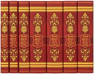 Juniper Books Harry Potter Boxed Set: Gryffindor Edition | 7 Hardcover Volumes with Custom Designed Art Book Covers | Author J.K. Rowling | Includes All 7 Volumes